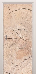 Deursticker houtstructuur